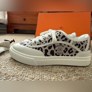 Hermes Leopard Print Get Sneakers